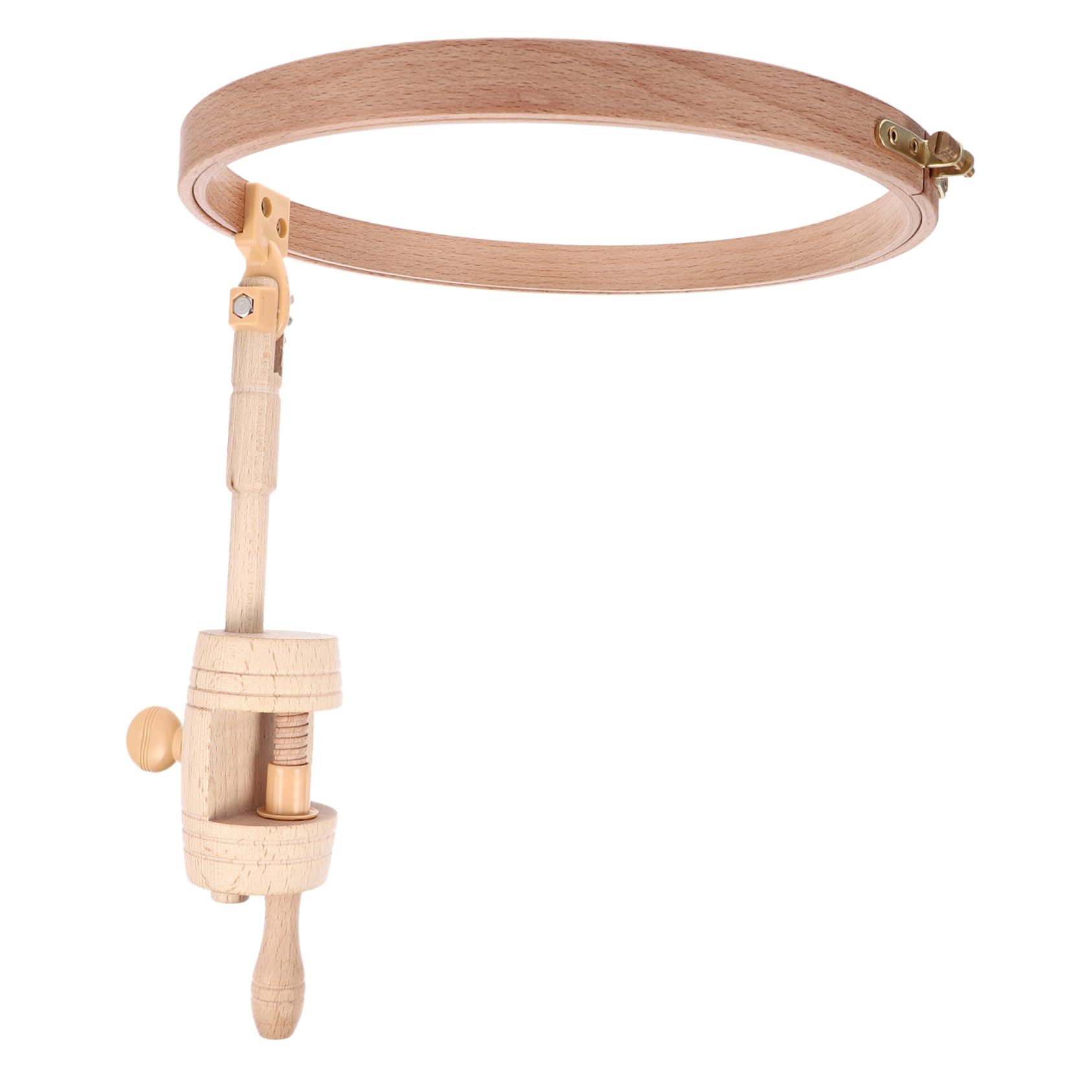 ERINGOGO Embroidery Rack Frames Ring Wooden Desktop Stand Simple Assembly for Cross Stitch Craft