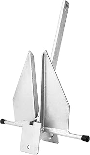 Young Marine Boat Anchor Fluke Anchor 8 LB 10 LB 13 lb for Different Size Boats Pontoon, Deck, Fishing, and Sail