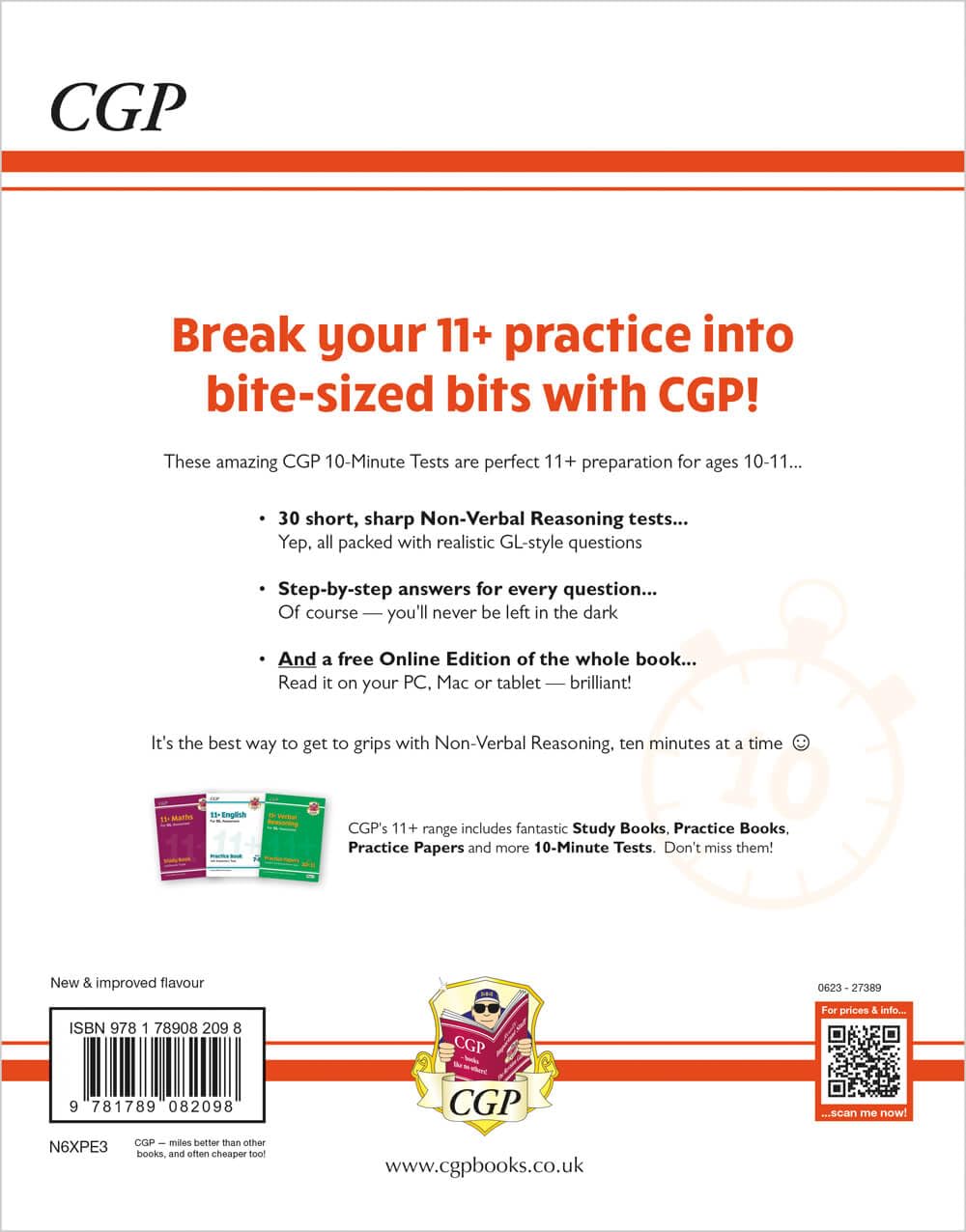 11+ GL 10-Minute Tests: Non-Verbal Reasoning - Ages 10-11 Book 1 (with Online Edition)