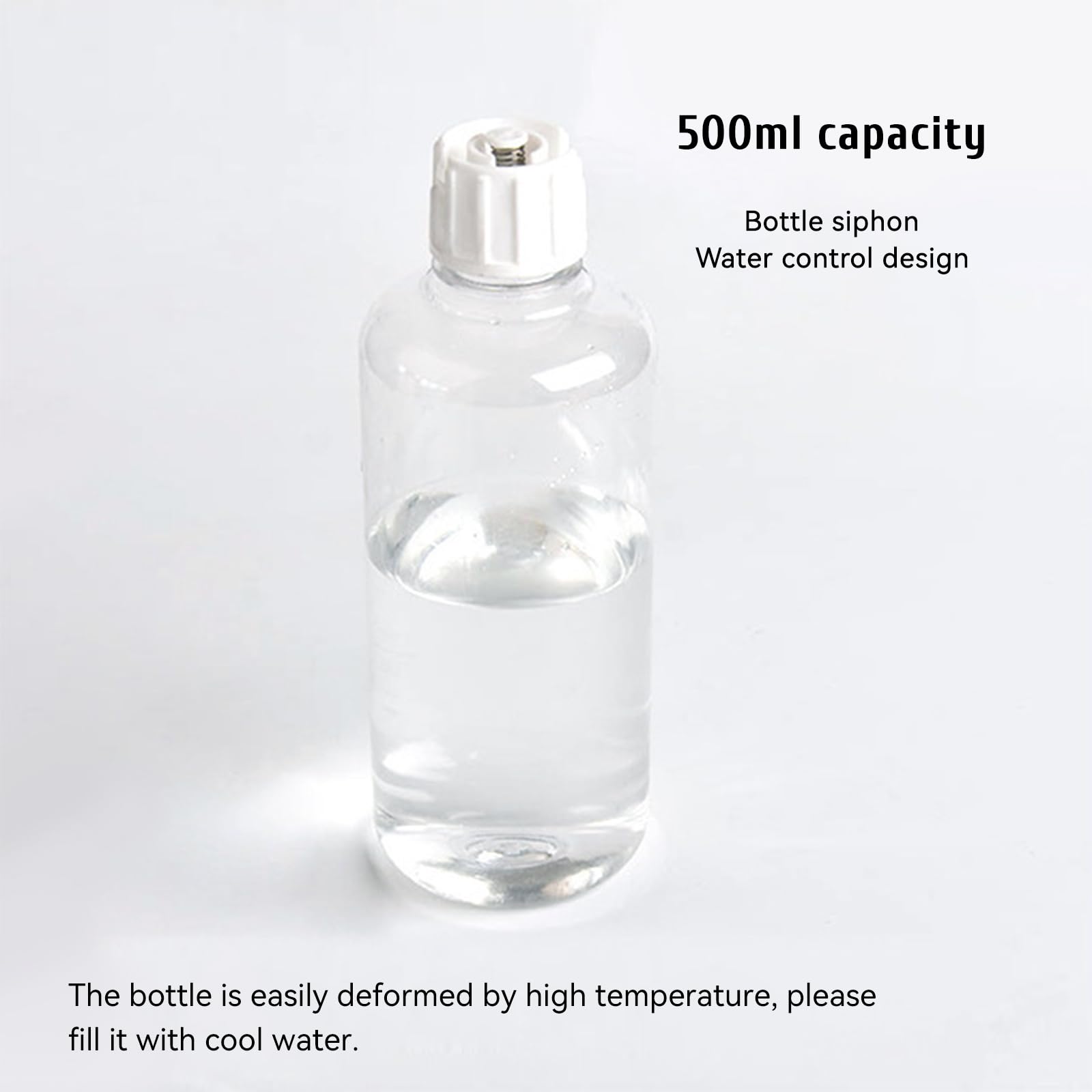 Diyife Waterfles voor Huisdieren 500 ml, [Vloer/Hangend Dubbel Doel