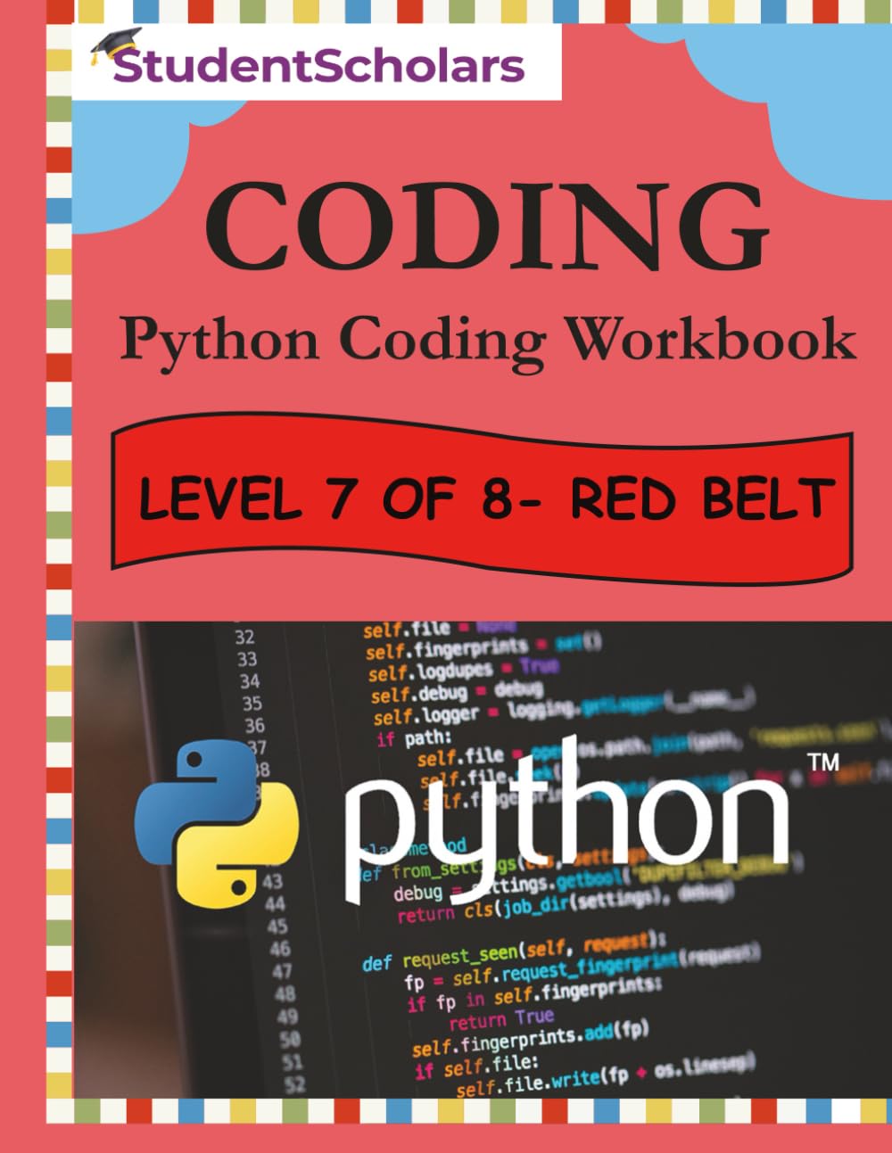 Python Coding Workbook - Level 7 of 8 - Red Belt (Python Series)