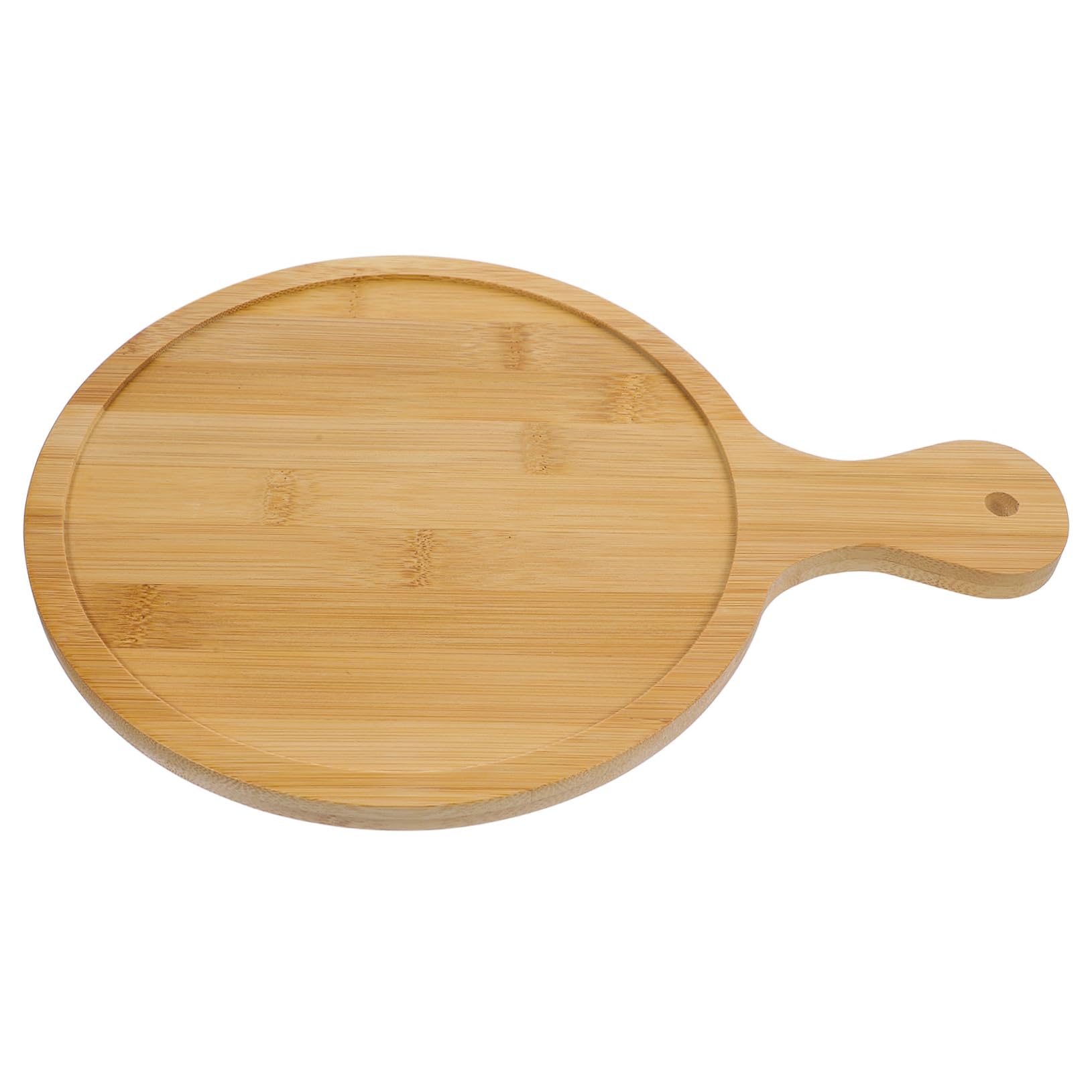 ABOOFAN Natural Wood Pizza Peel 9 Inch Pizza Serving Board Spatula Easy Baking Tool for Pizza Bread