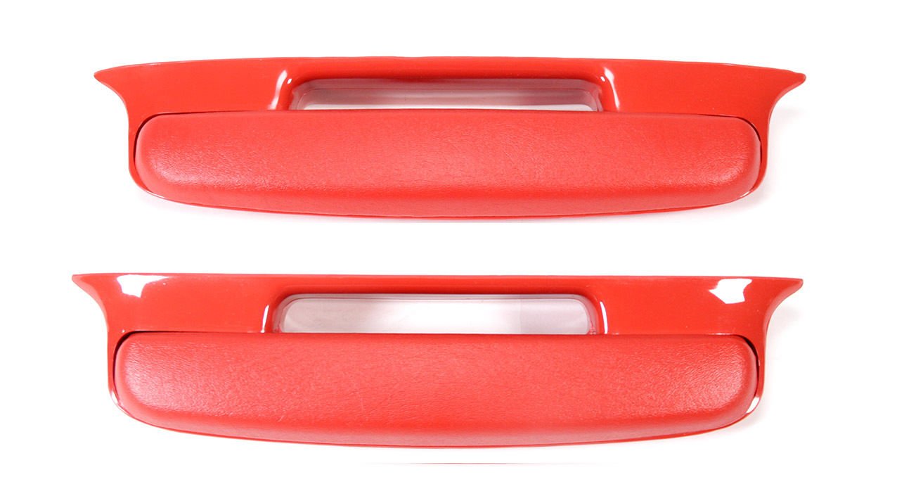 57 Chevy Bel Air Armrest Red Pair