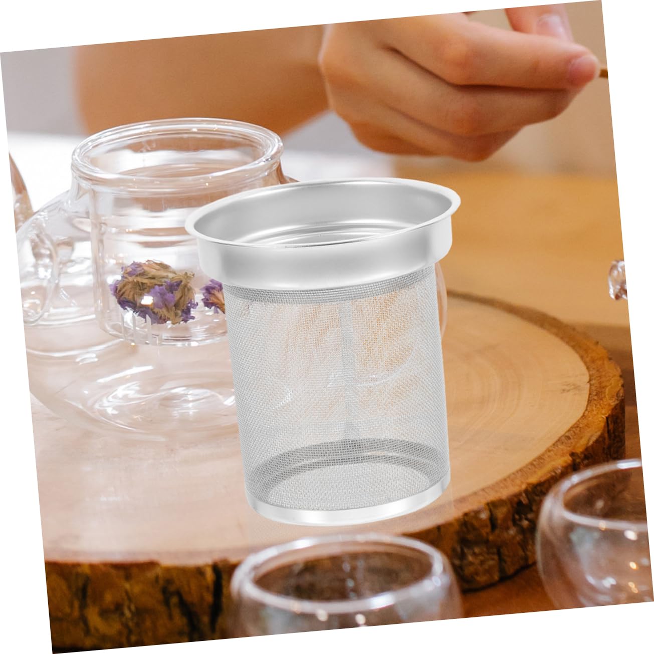 Colador De Té Forma De Tetera Infusor Para Tetera De Acero Inoxidable Filtro De Malla Para Té Para Infusiones