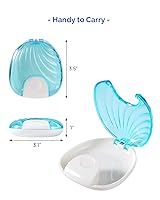 Vista 7 de JMU Estuche de retenedor, caja de retención ortodóntica rosa, contenedor de protector bucal dental