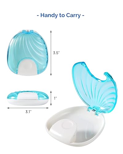 Miniatura 7 de JMU Estuche retenedor, estuche protector bucal dental de ortodoncia azul