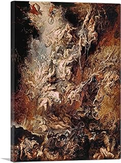 ARTCANVAS War in Heaven Canvas Art Print by Peter Paul Rubens - 40"