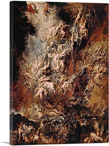 ARTCANVAS War in Heaven Canvas Art Print by Peter Paul Rubens - 40"