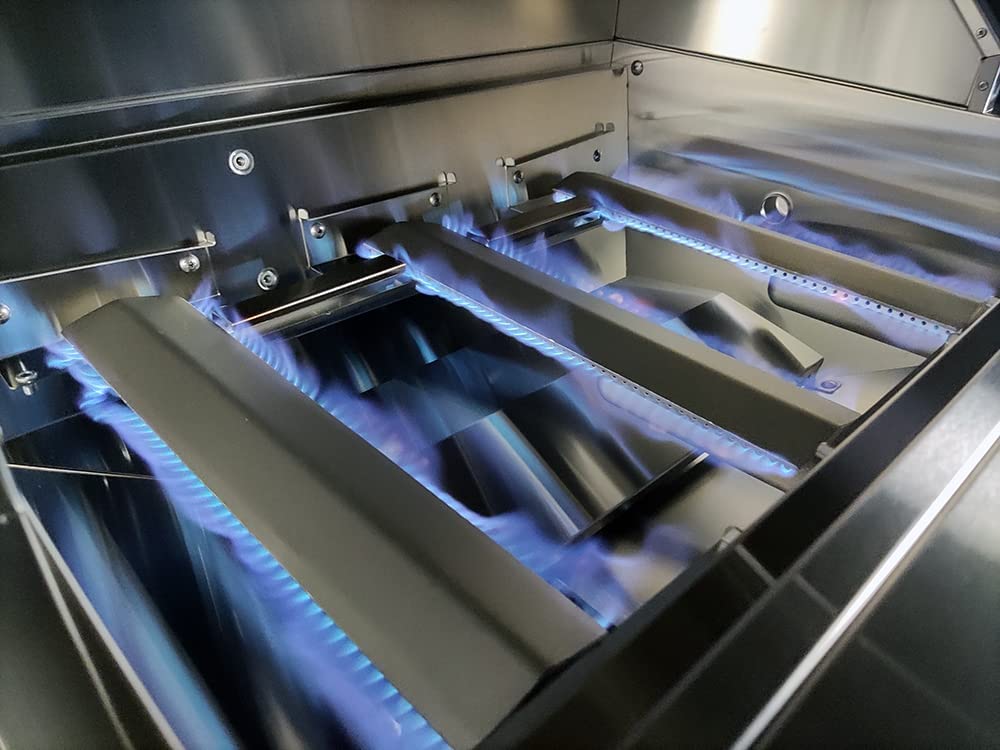 YONYO 3 piezas de repuesto para quemador de parrilla de barbacoa de gas de acero inoxidable 304 para Bull Cal Flame Blaze Aussie Bakers Chefs Turbo Coyote Jenn Air Nexgrill