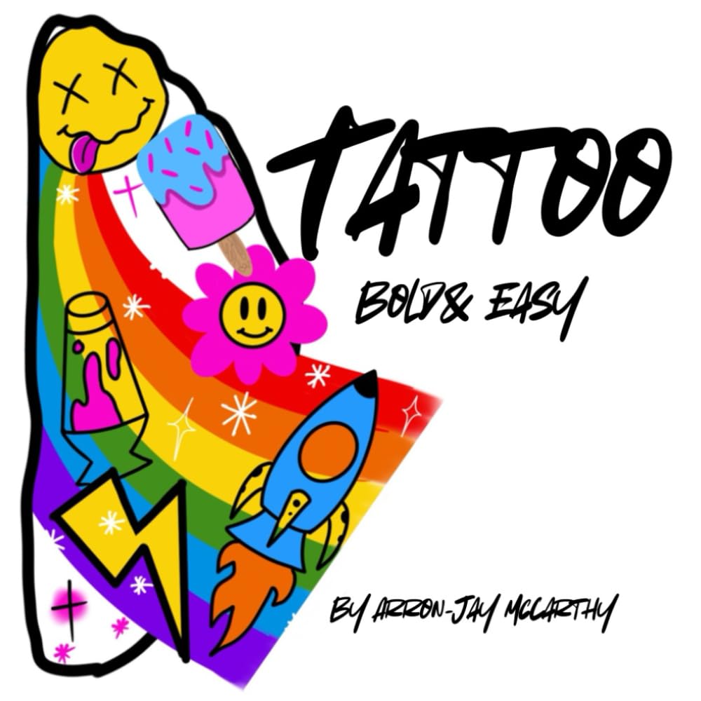 TATTOO: tattoo colouring book: Bold and Easy