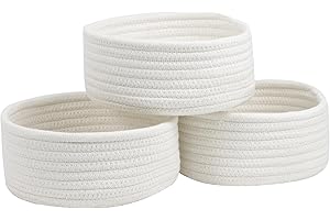 Small White Baskets for Organizing