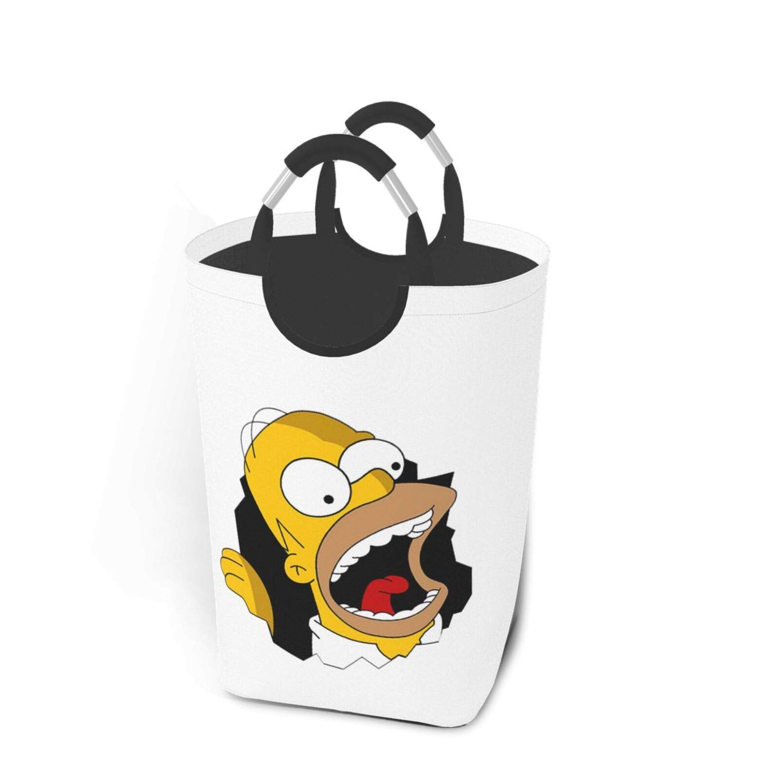 Amazon バート シンプソン ランドリーバスケット 洗濯ボックス 取っ手付き 撥水加工 ランドリーバスケット 洗濯汚れた服 ごみ箱 洗濯ボックス 収納ボックス おしゃれ 可愛い キャラクター アニメ ランドリー収納 オンライン通販