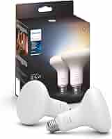 Philips Hue White Ambiance BR30 LED Smart Bulbs (Bluetooth