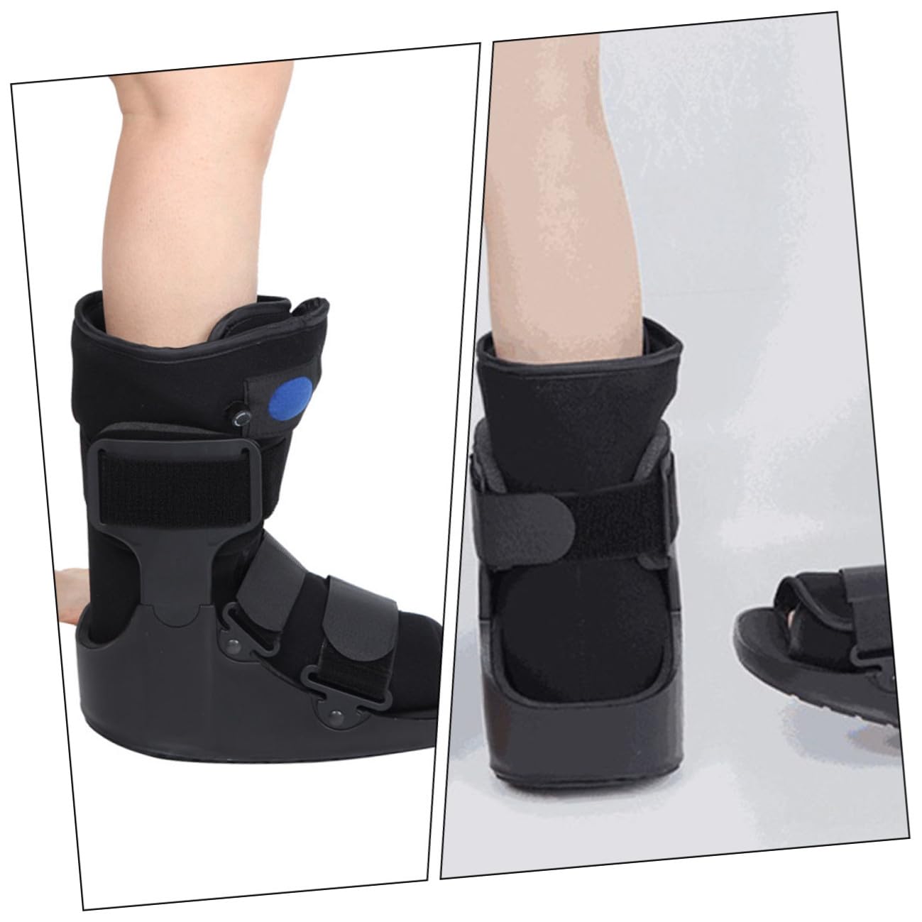 Veemoon Ankle Boot Brace for Injured Foot, Low-top Sprain Rehabilitation Shoe, Foot Brace Support for Post-surgery in Adults