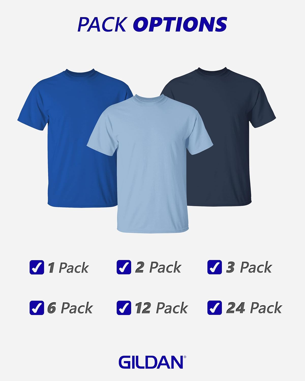 Gildan Custom T-Shirt - Personalized US-Cotton Unisex Tee Shirt - Front & Back Design with Image Logo Text Photo, 1-24 Pack - Image 5