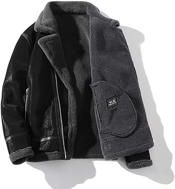 Amazon | [Msymay] ライダースジャケット メンズ ムートンジャケット PUジャケット フェイクレザージャケット 裏ボアライトジャケット  ボアジャケット 厚手 冬服 | コート・ジャケット 通販 [CHGMY] ムートンジャケット ライダースジャケット メンズ フライトジャケット 裏ボアジャケット フェイクスエードレザージャケ