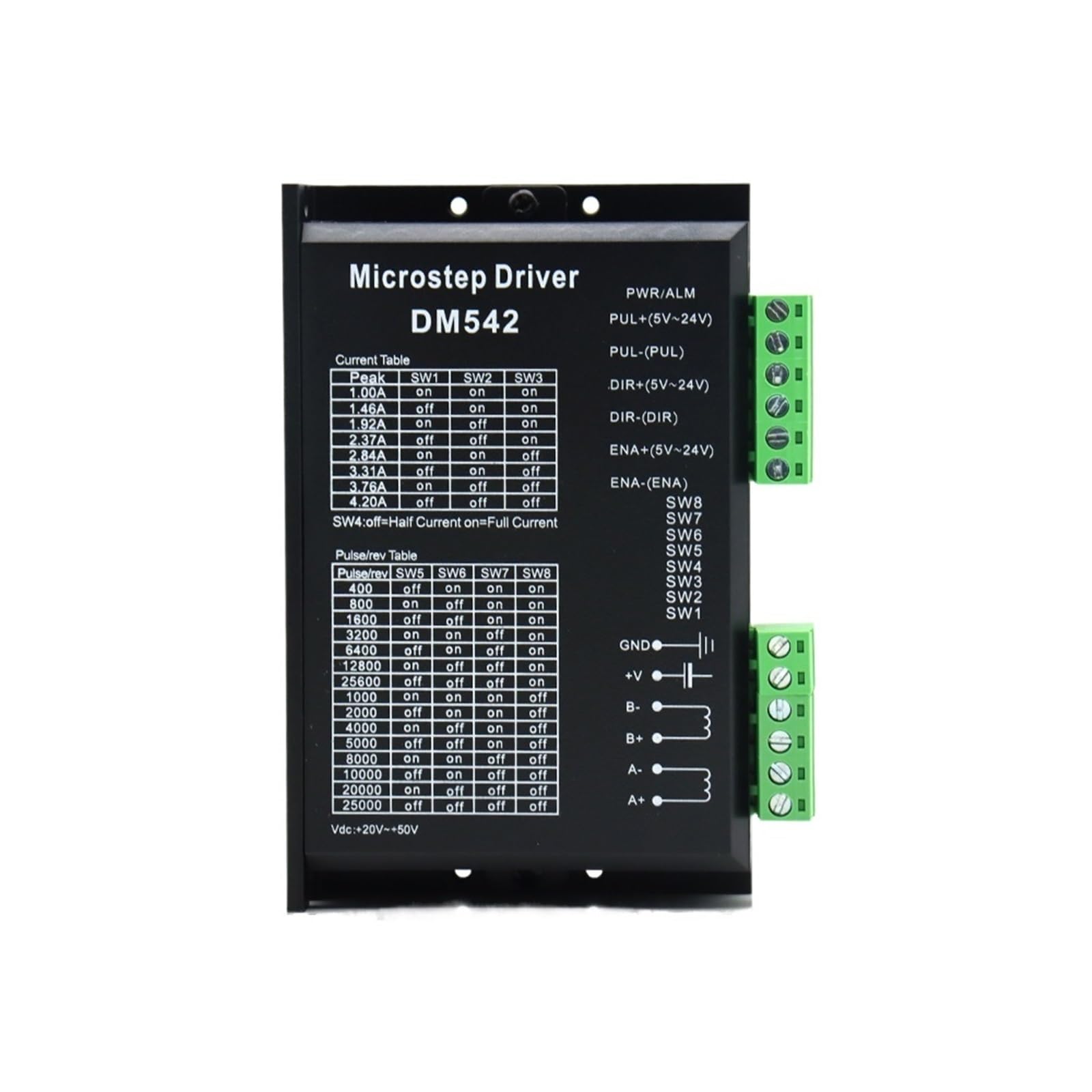 EKFBQBGW DM542 Stepper electronic starter Driver Two-Phase Digital Stepper electronic starter Driver 18-48 VDC Max 4.2A for electronic starter Series 57 86