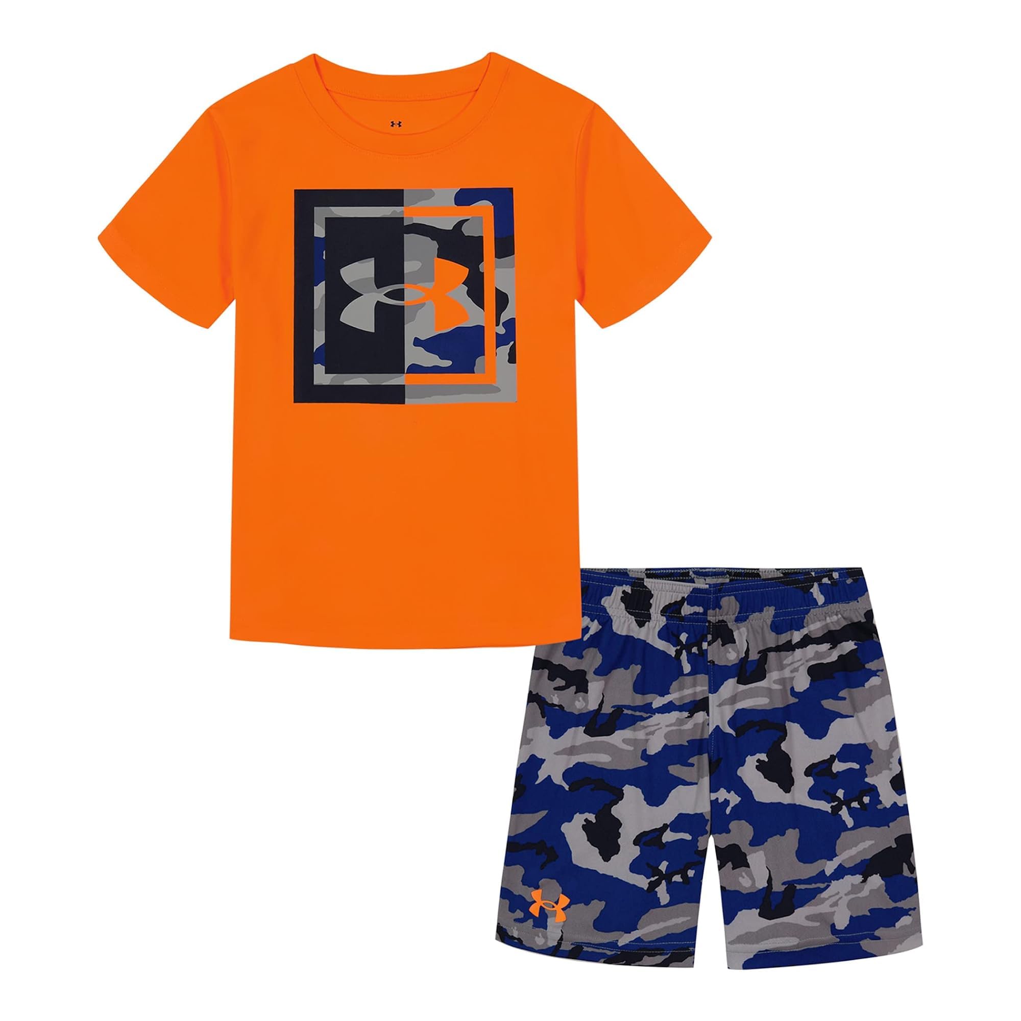 Under Armour Boys' 2-piece Short Sleeve Graphic T-Shirt and Shorts Set