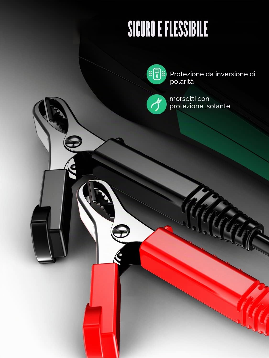 Tester Batteria Auto 12V 24V con Stampante Incorporata, Tester Alternatore 100-2000CCA, Tester Batteria Automotive Tester Carico Batteria Tester Analizzatore Batteria
