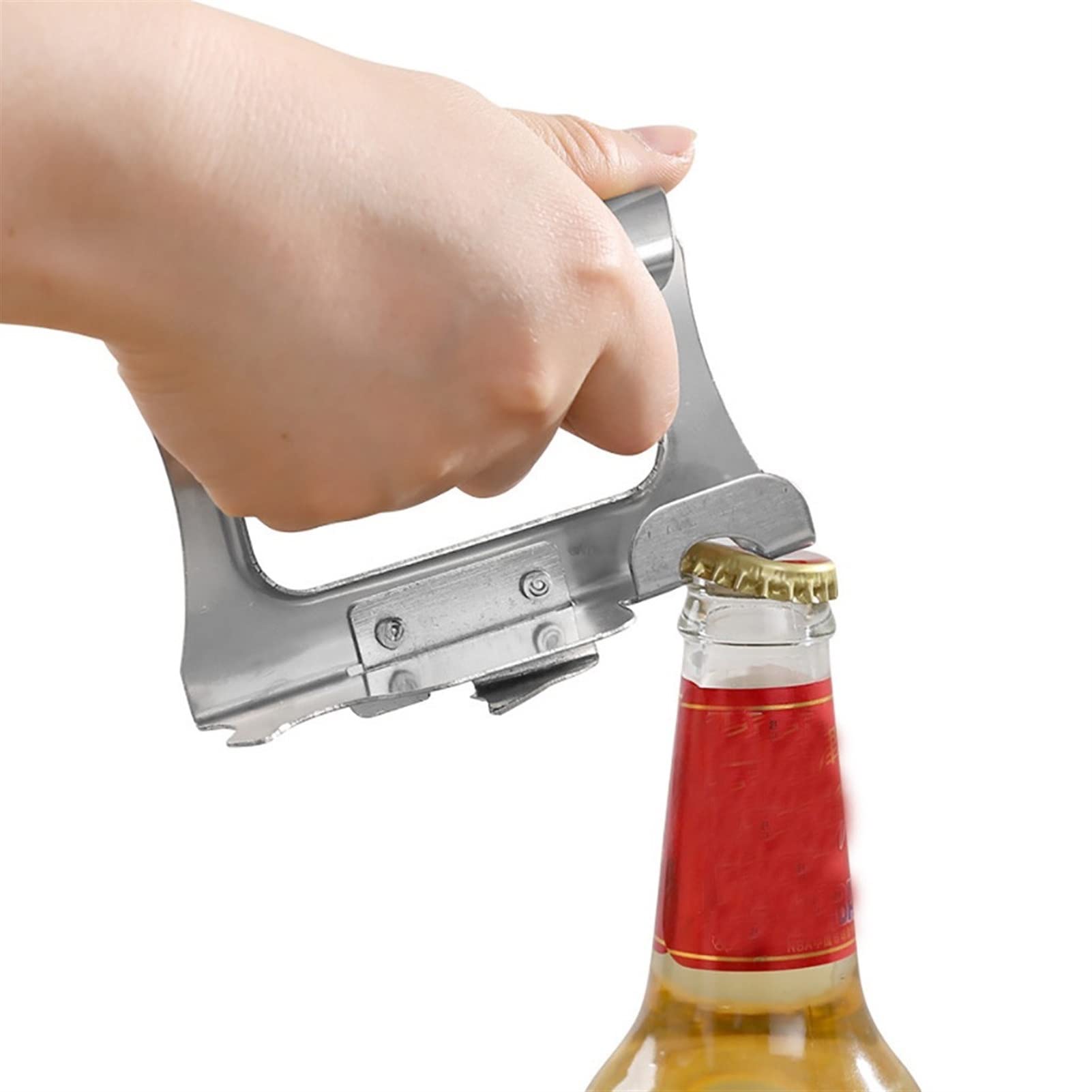 Apriscatole Apriscatole Apriscatole multifunzione facile Utensili da cucina Apriscatole manuale in acciaio inossidabile Apriscatole laterale