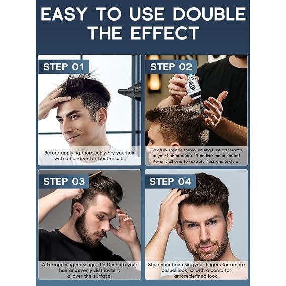 2PCS Mattifying Volume Fluffy Hair Texture Powder for Oil Control Hair Volume Powder, Volumizing and Thickening Styling Product, Matte Natural Look