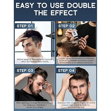 2PCS Mattifying Volume Fluffy Hair Texture Powder for Oil Control Hair Volume Powder, Volumizing and Thickening Styling Product, Matte Natural Look