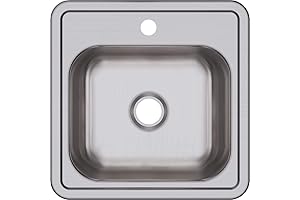 Elkay D115151 Dayton Single Drop-In Stainless Steel Bar Sink