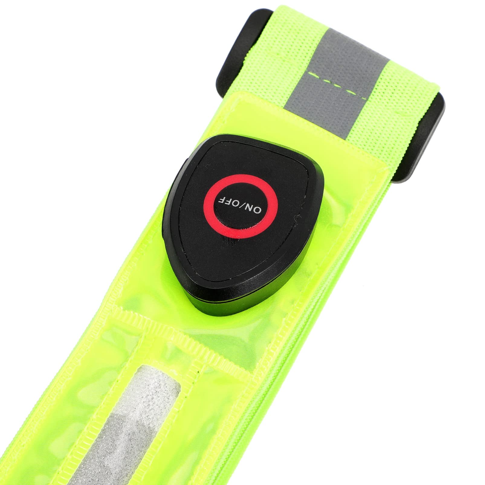 TOYANDONA Ceinture Réfléchissante LED Rechargeable pour Course de Nuit Bande avec Éclairage Accessoire de Sport Visibilité pour Adultes et Confortable et Pratique
