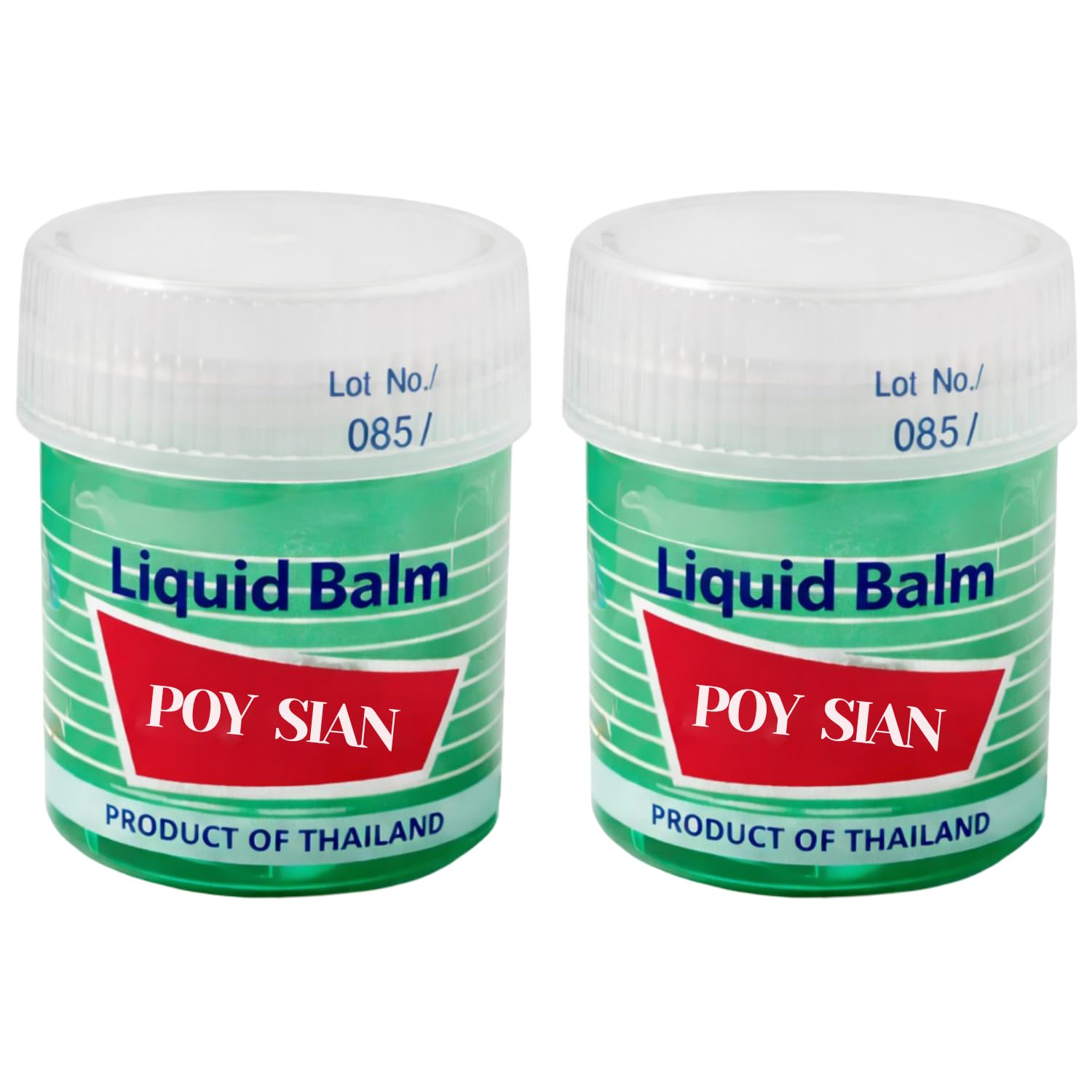Poy Sian Liquid Balm 8ml (Pack of 2) - Small Jar By COUGAR – Thai Herbal Aroma Balm for Refreshing – Portable Inhaler Balm for Everyday Use – Quick Cooling Herbal Aroma – Travel Friendly – Product of Thailand - (IMPORTED-THAI)-image-45