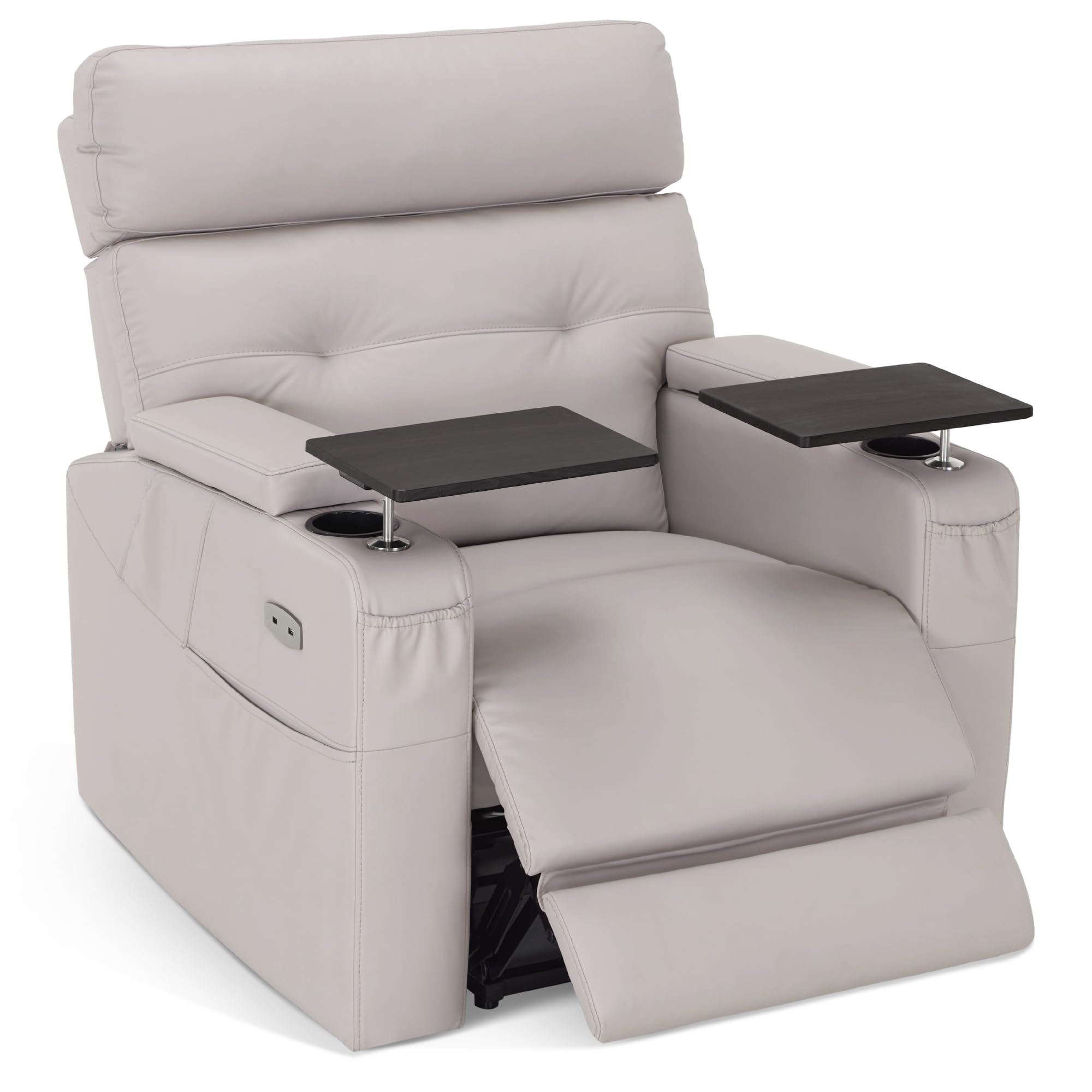 BarberPub Electric Lash Recliner Chair with Adjustable Headrest, Dual Motor Spa Facial Bed for Estheticians, Eyelash Extensions, Nails & Beauty, USB &