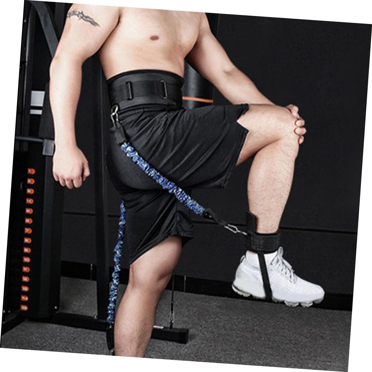 Banda de Resistencia para Piernas y Tobillos Kit de Bandas de Cintura Reutilizables Equipo de Entrenamiento Casa para Fitness y Fortalecer Las Piernas