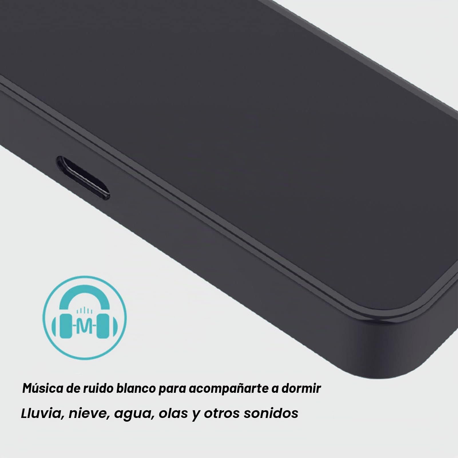 Altavoz de Almohada para Dormir, Conducción ósea, Estéreo, Bluetooth, Música, Sueño, Auriculares, bajo la Almohada, Altavoz Inalámbrico para Adultos, bebé, Tiempo Apagado, Sueño