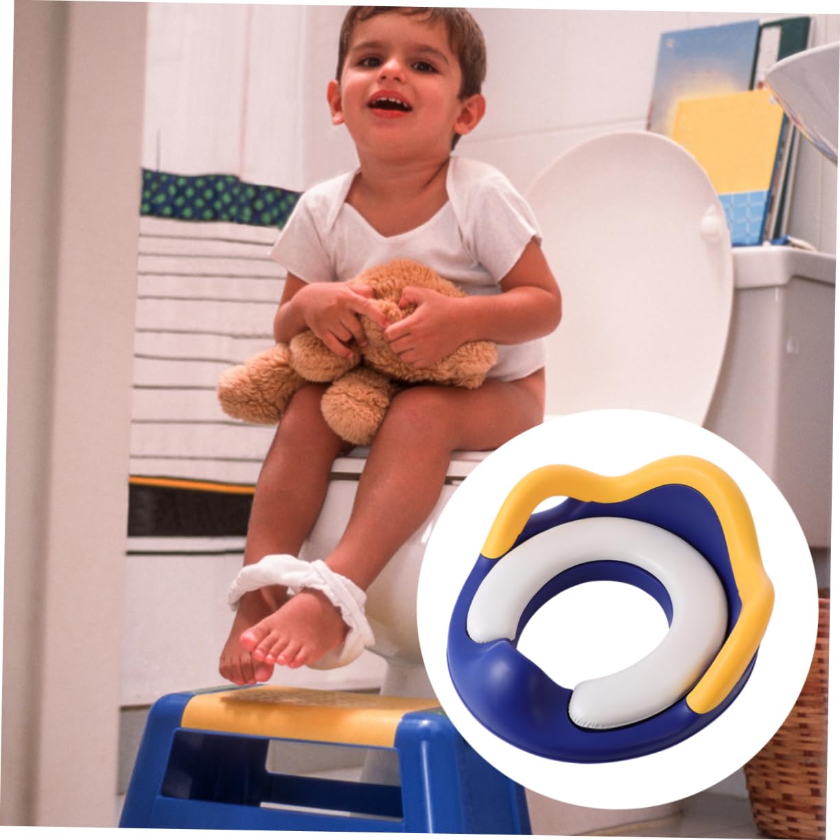VICASKY Asiento Wc Para Entrenamiento Tapa Inodoro Anillos Para Diseño Atractivo
