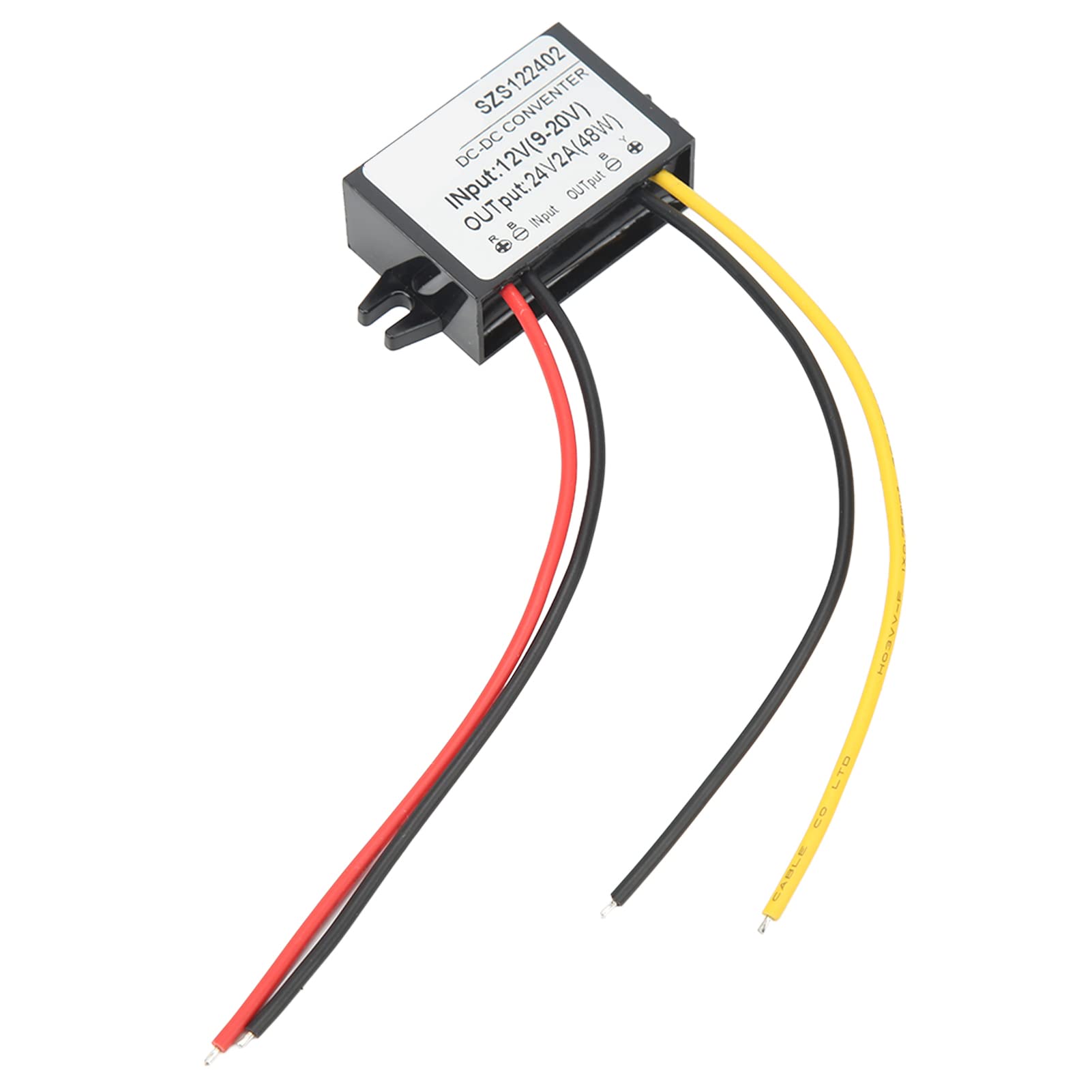 DC-Boost-Modul 12 V Auf 20 V, 5 A – Wasserdicht IP67, Mit Überspannungs- Und Kurzschlussschutz, Kunststoffgehäuse