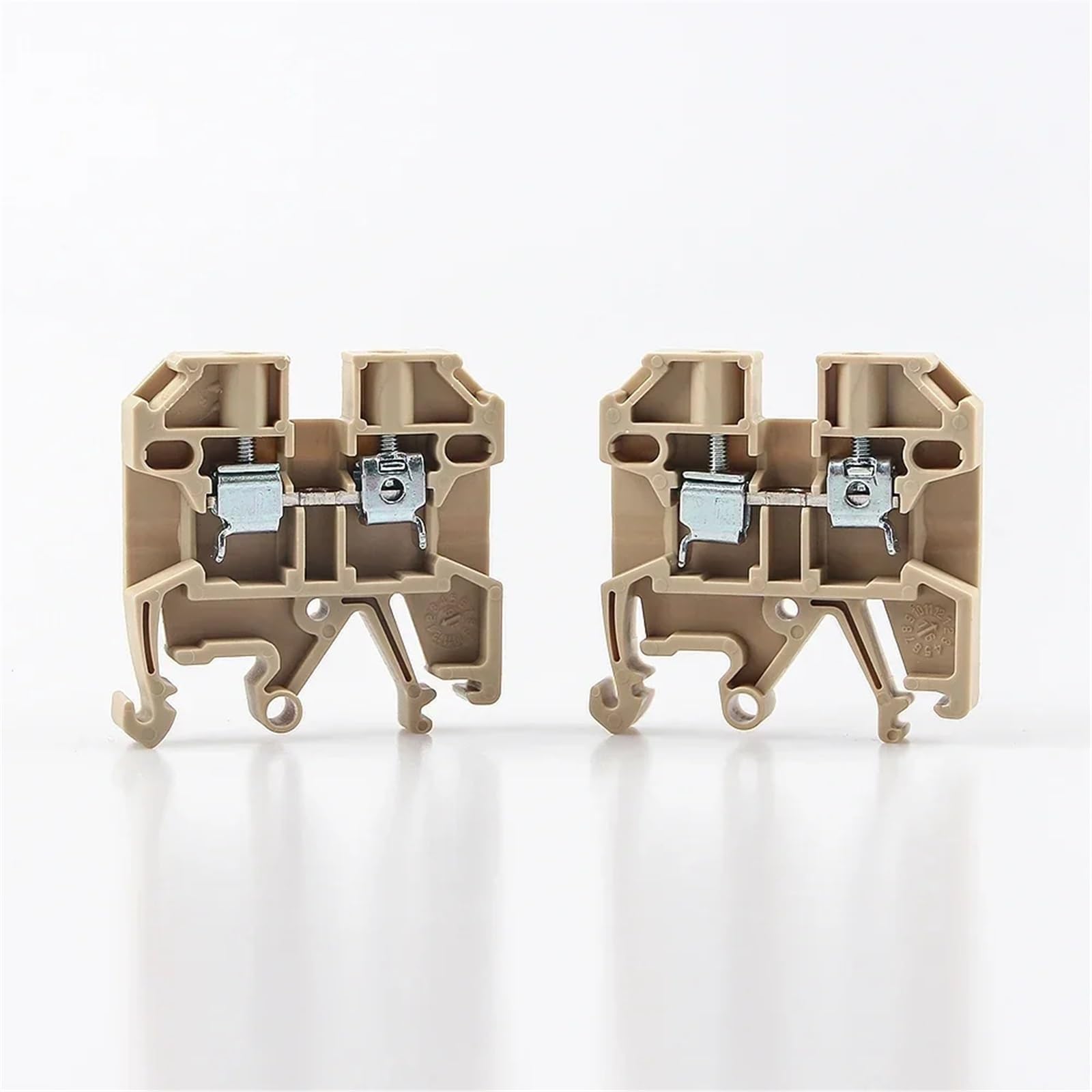 Bloques de terminales de carril Din, conectores de SAK-2.5EN, conductores de conexión de tornillo, Conductor de cable SAK2.5EN, 10 Uds.