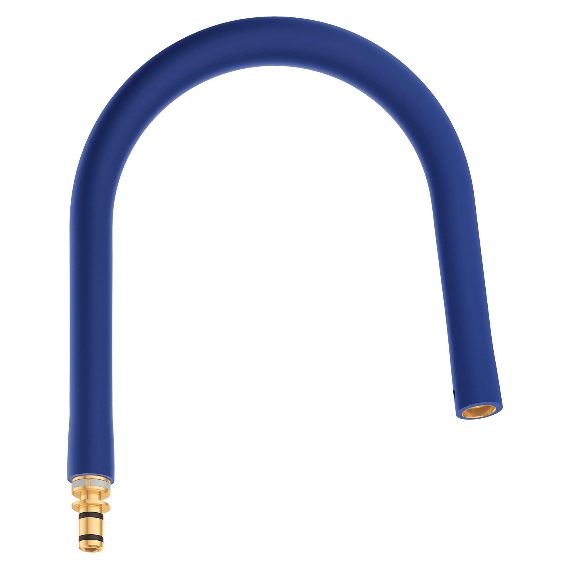 GROHFlexx, Ersatz Schlauchauslauf für Essence 30294 (Schlauchauslauf für die Küche, 360° drehbar, flexibler und hygienischer Santopren-Schlauch, inklusive Fixierungselementen), blau, 30321TY0