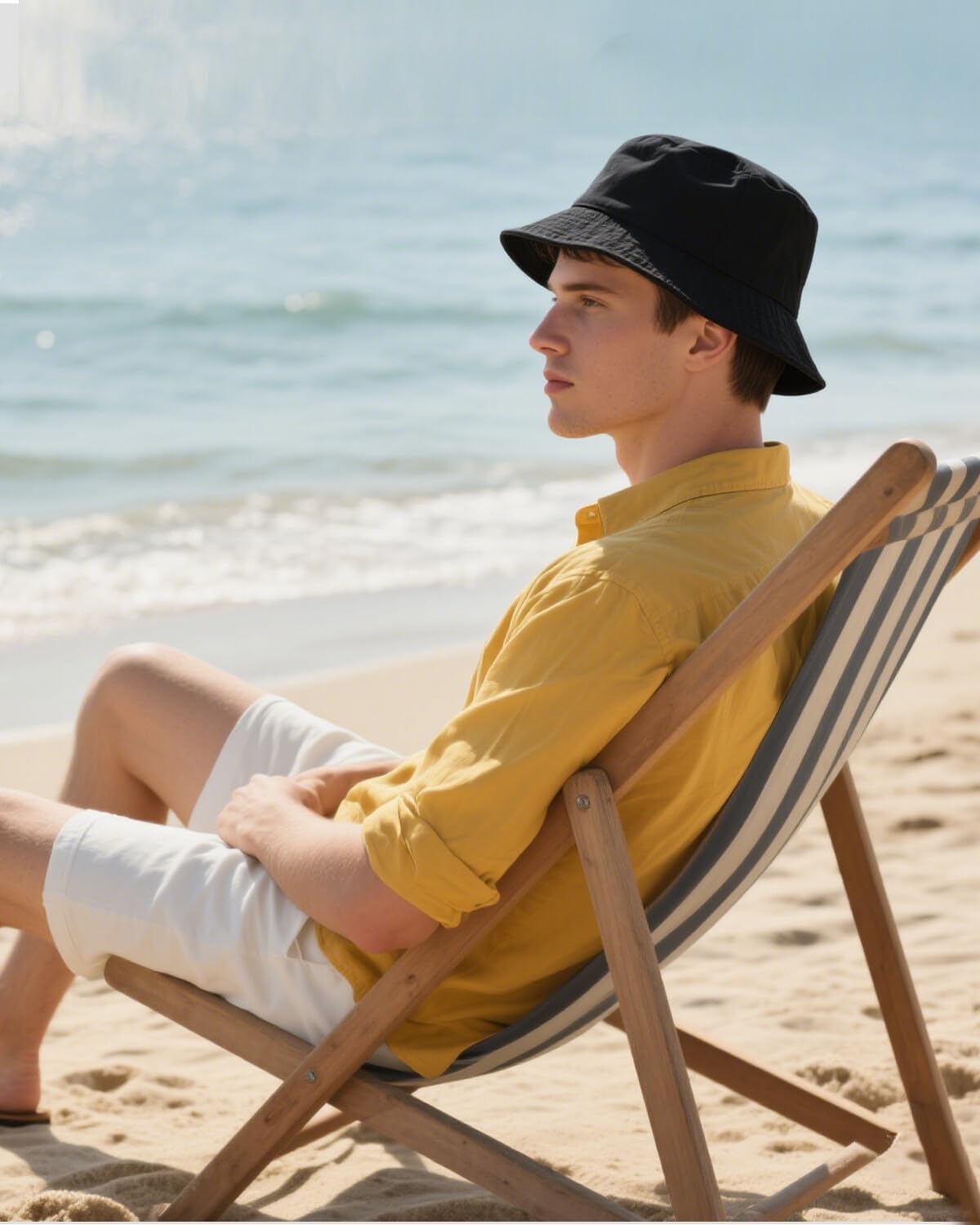 Sombrero De Sol Tipo Cubo Reversible De Secado Rápido, Tallas L/XL/XX-Large, para Cabezas Grandes, 2 En 1, UPF 50+, Ligero, para Pesca Y Senderismo. Grey-Khaki L