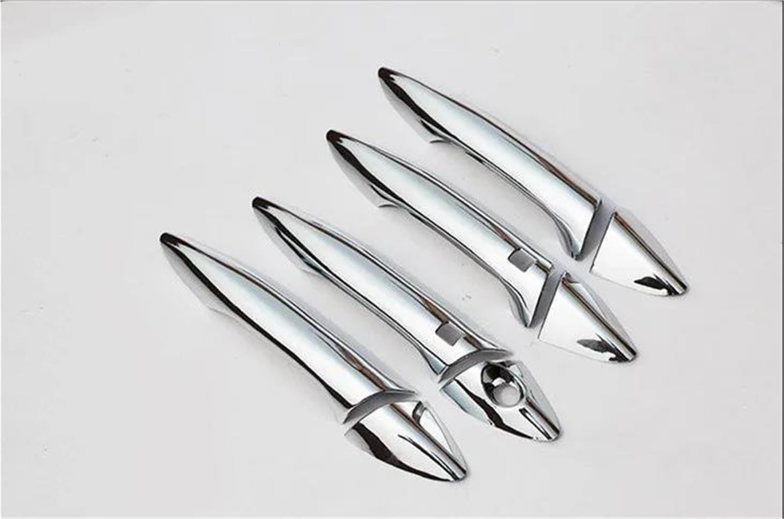 JTWMTY for Hyundai I40 2012 2013-2017 Chrome Door Handle Cover Trim Accessories Stickers Car Styling(2 Buttons)