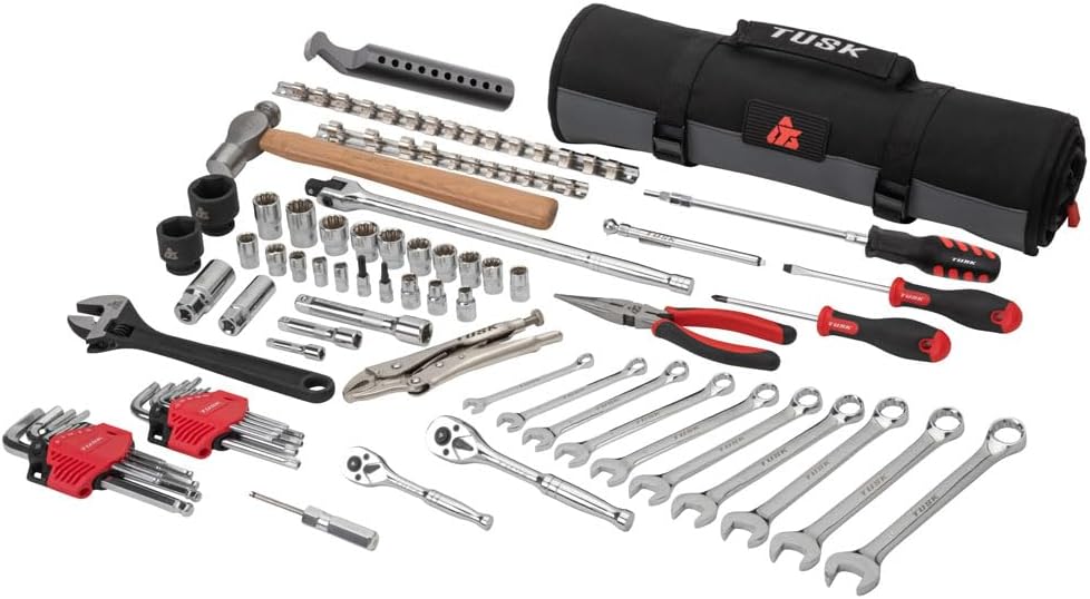 TUSK UTV Tool Kit w/Belt Removal Tools for Polaris RZR XP 4 1000 2016-2021