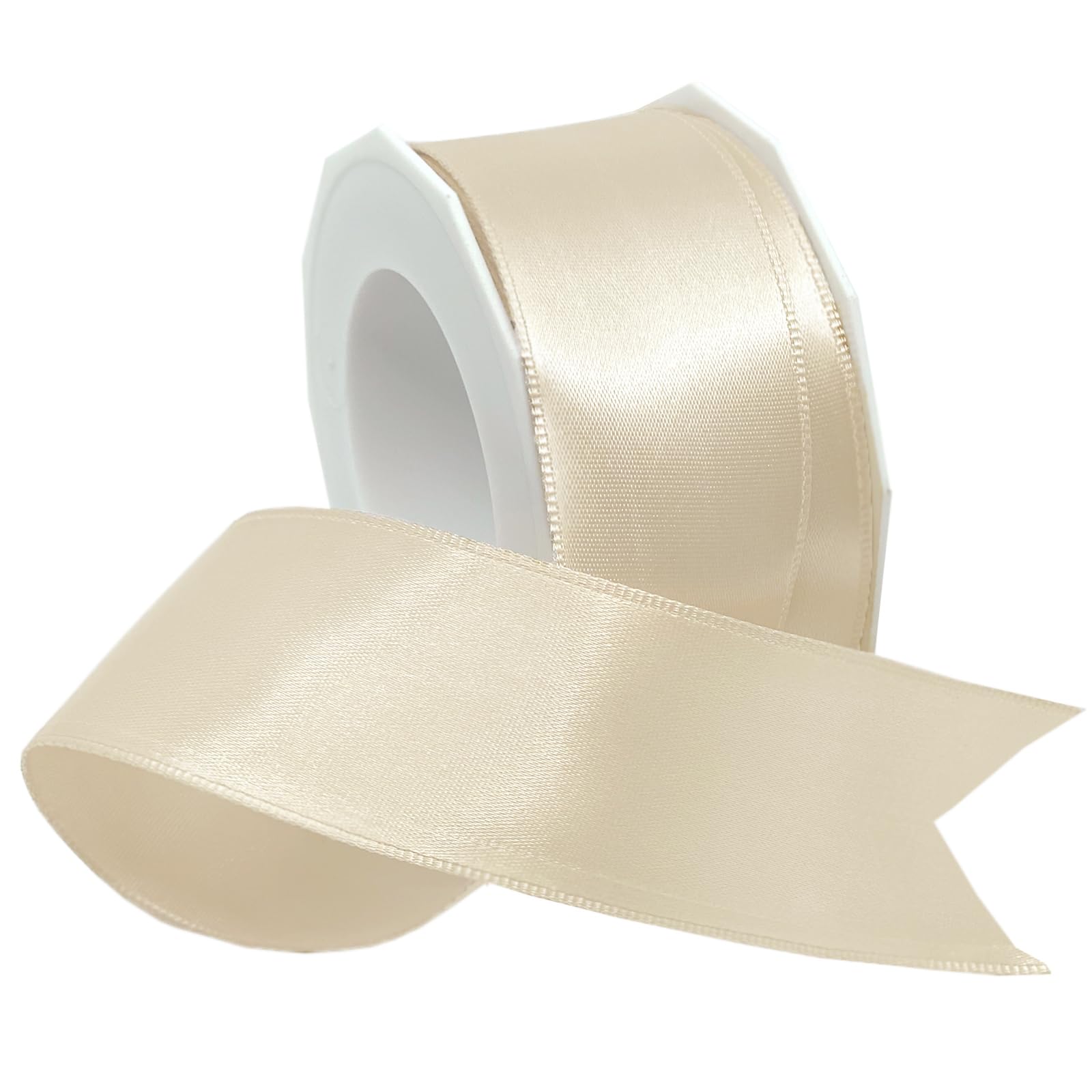 Morex Ribbon Ribbon, Polyester, Ivory, 1-1/2 inch by 10 Yards