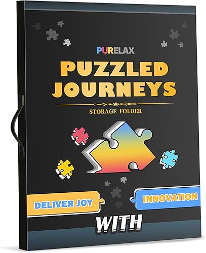 Miniatura 7 de Pilerax - Organizador de almacenamiento de rompecabezas, 1000 piezas, carpeta organizadora de rompecabezas, portátil con 20 bolsillos, accesorio