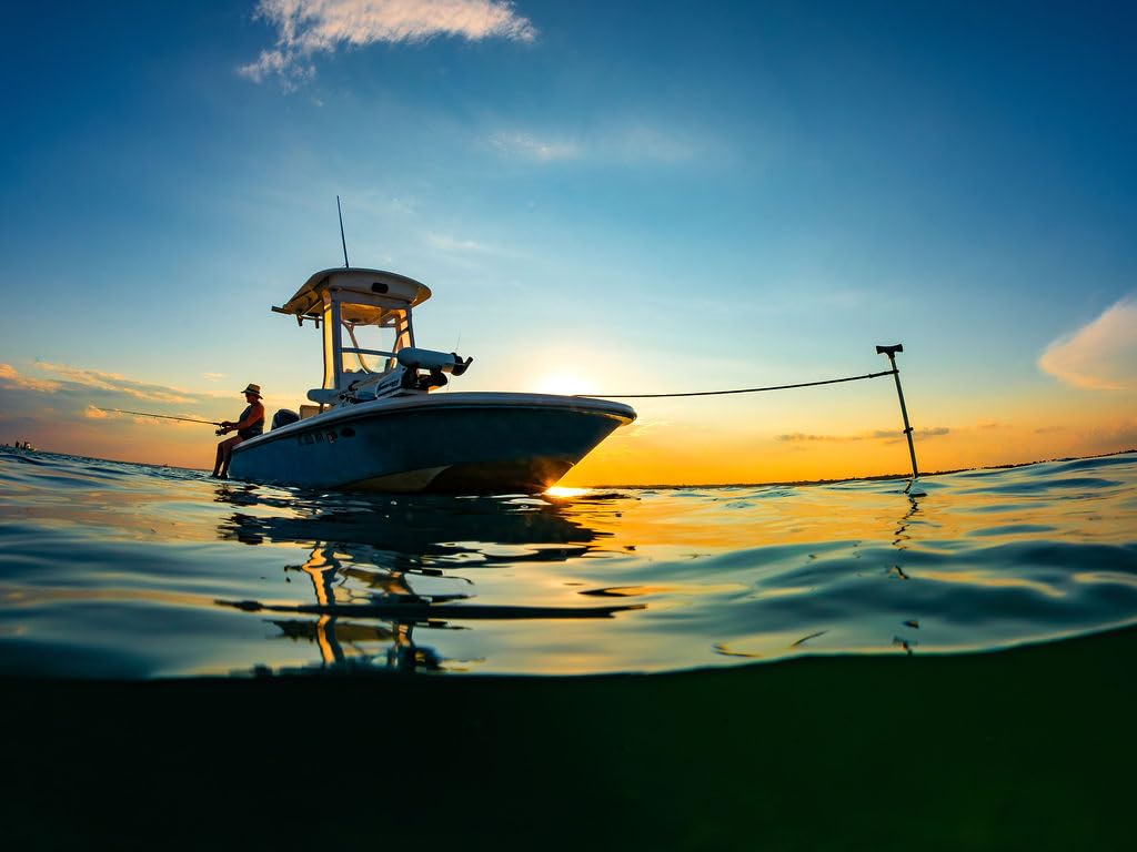 Stick It Anchor Pins for Shallow Water- 8' Black Anchor Pin Only