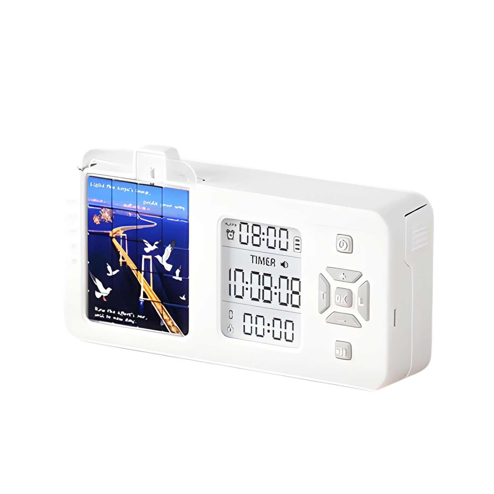 Kalttoy B Advanced Wake Up Clock With Soft Mechanism And Modern Design For Etter Sleep Schedule Thin Alarm Clock
