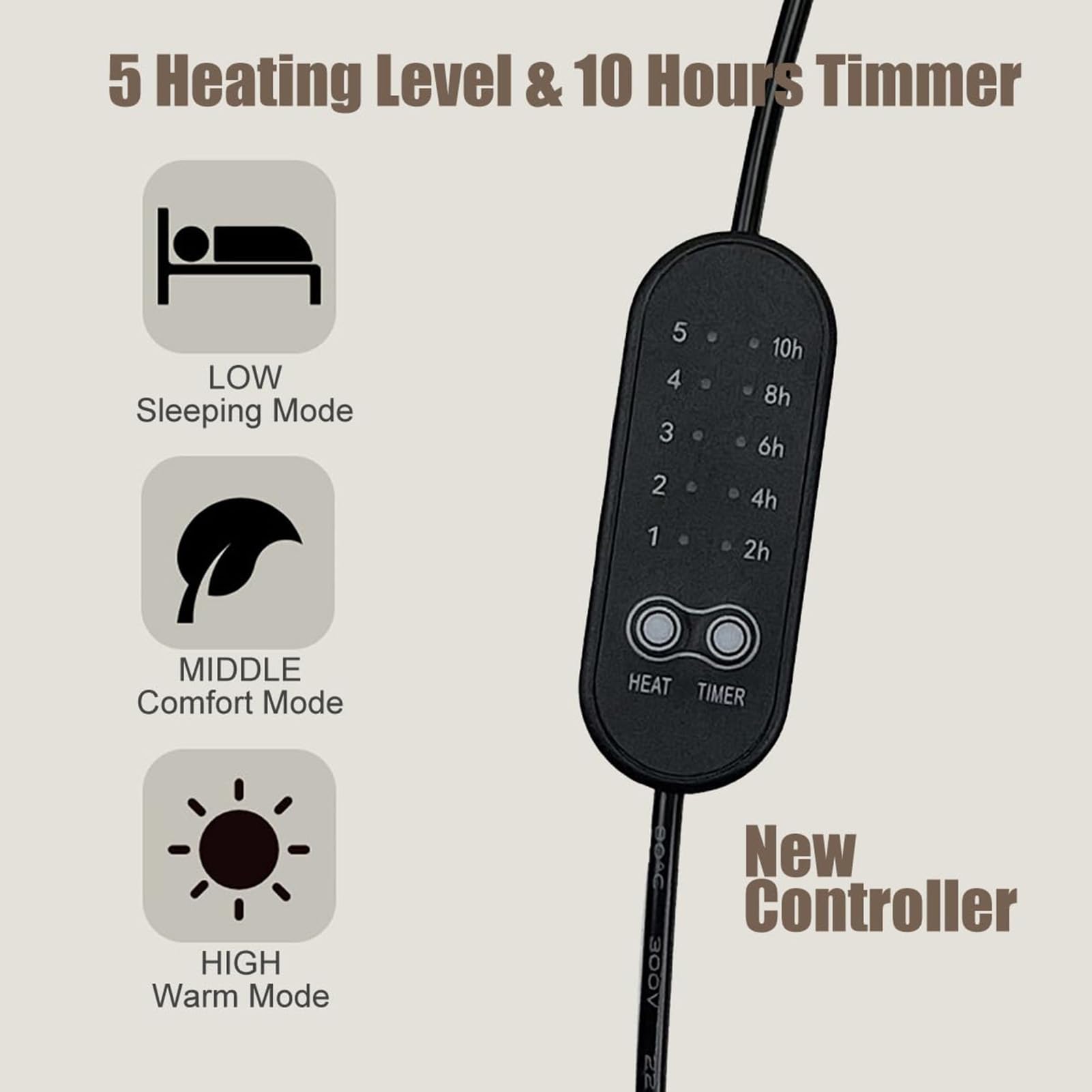 AVSMGP Cuscino riscaldante USB per Sedia da Ufficio Timer da 10 Ore e 3 impostazioni di Temperatura per alleviare Il Dolore a Schiena, Collo e Spalle, 100x40 cm,Rosa