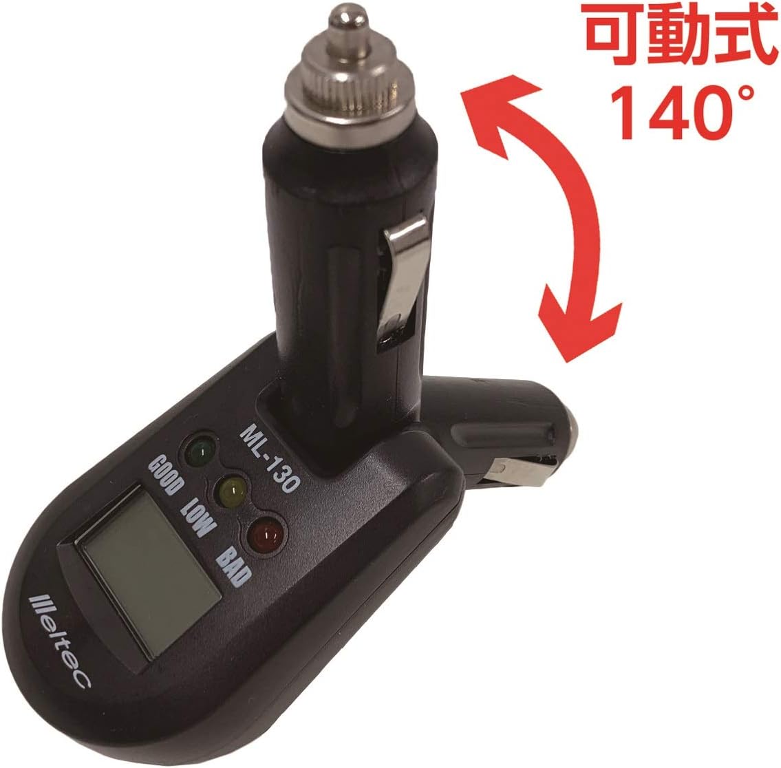 Amazon メルテック バッテリーチェッカー Dc12v 24v Meltec Ml 130 車 バイク 車 バイク