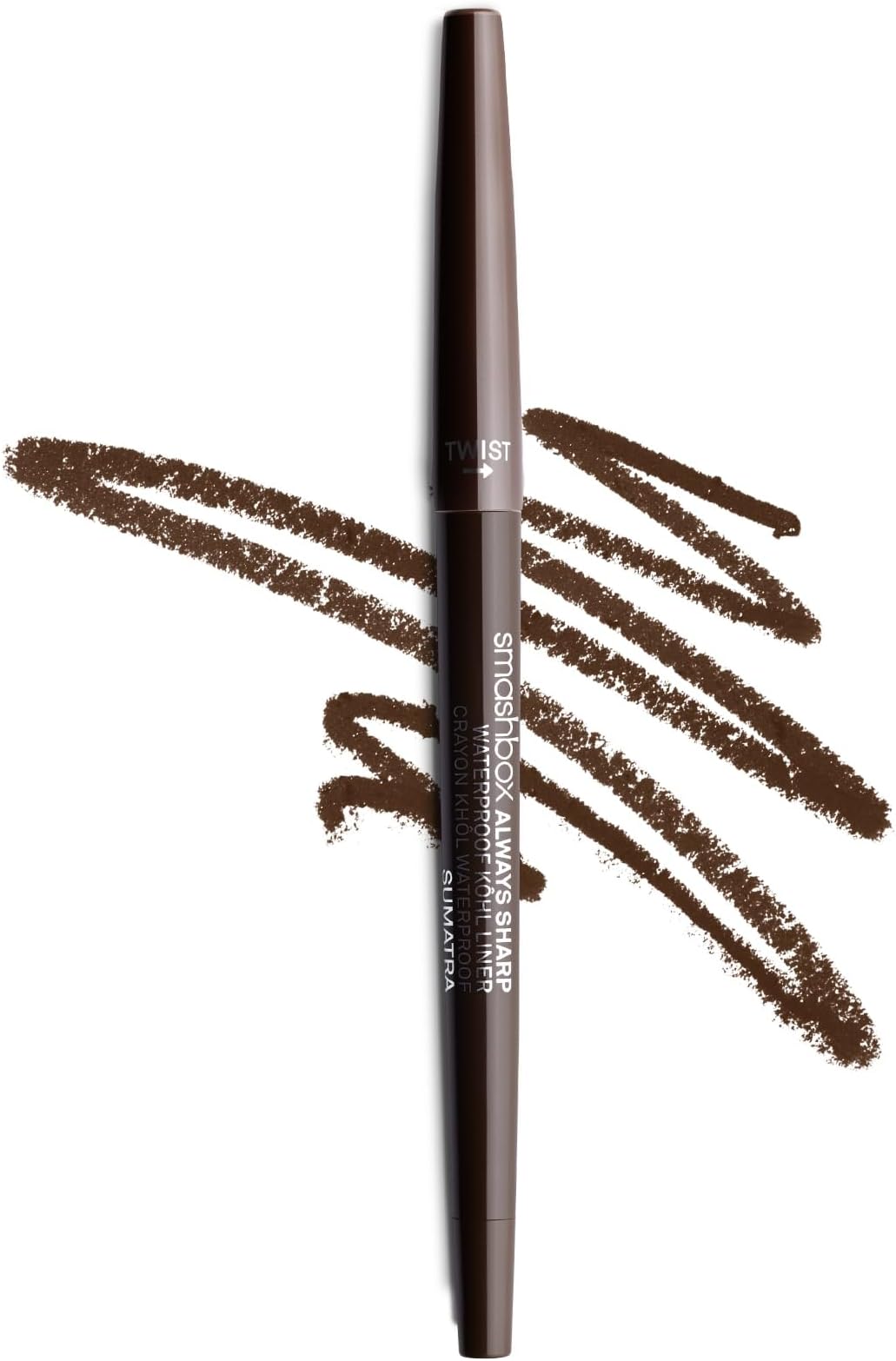 Smashbox Always Sharp Longwear Kohl Eyeliner Pencil | Self-Sharpening Cap When You Twist | Long Lasting, Waterproof Eyeliner, 0.01 Ounce