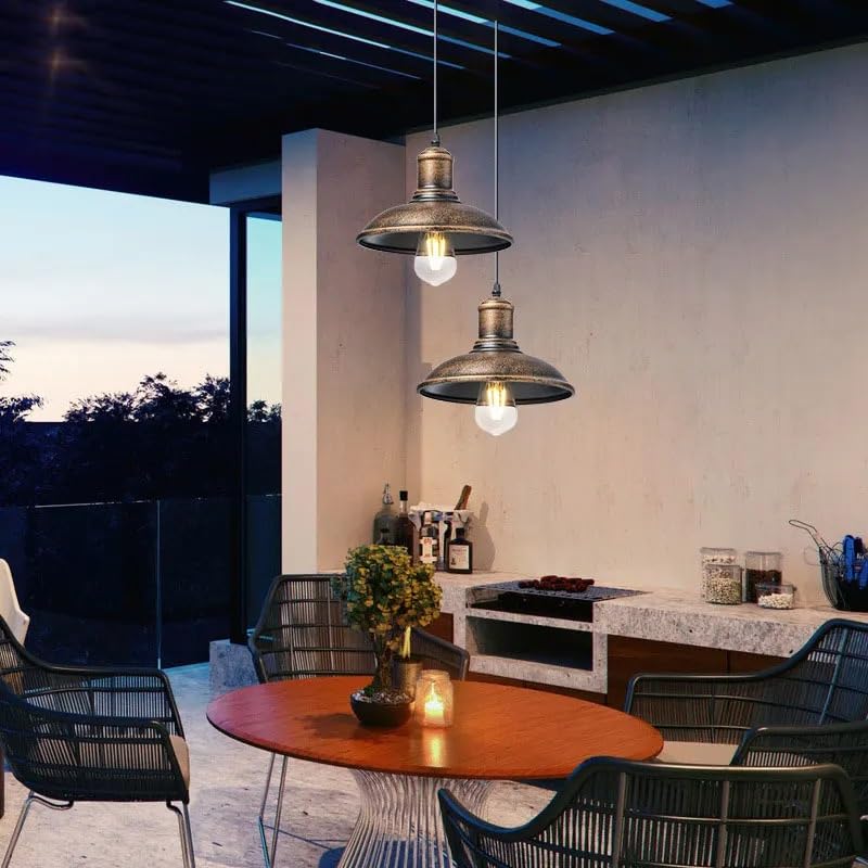 Plafonnier suspendu rétro étanche pour illuminer votre terrasse et balcon