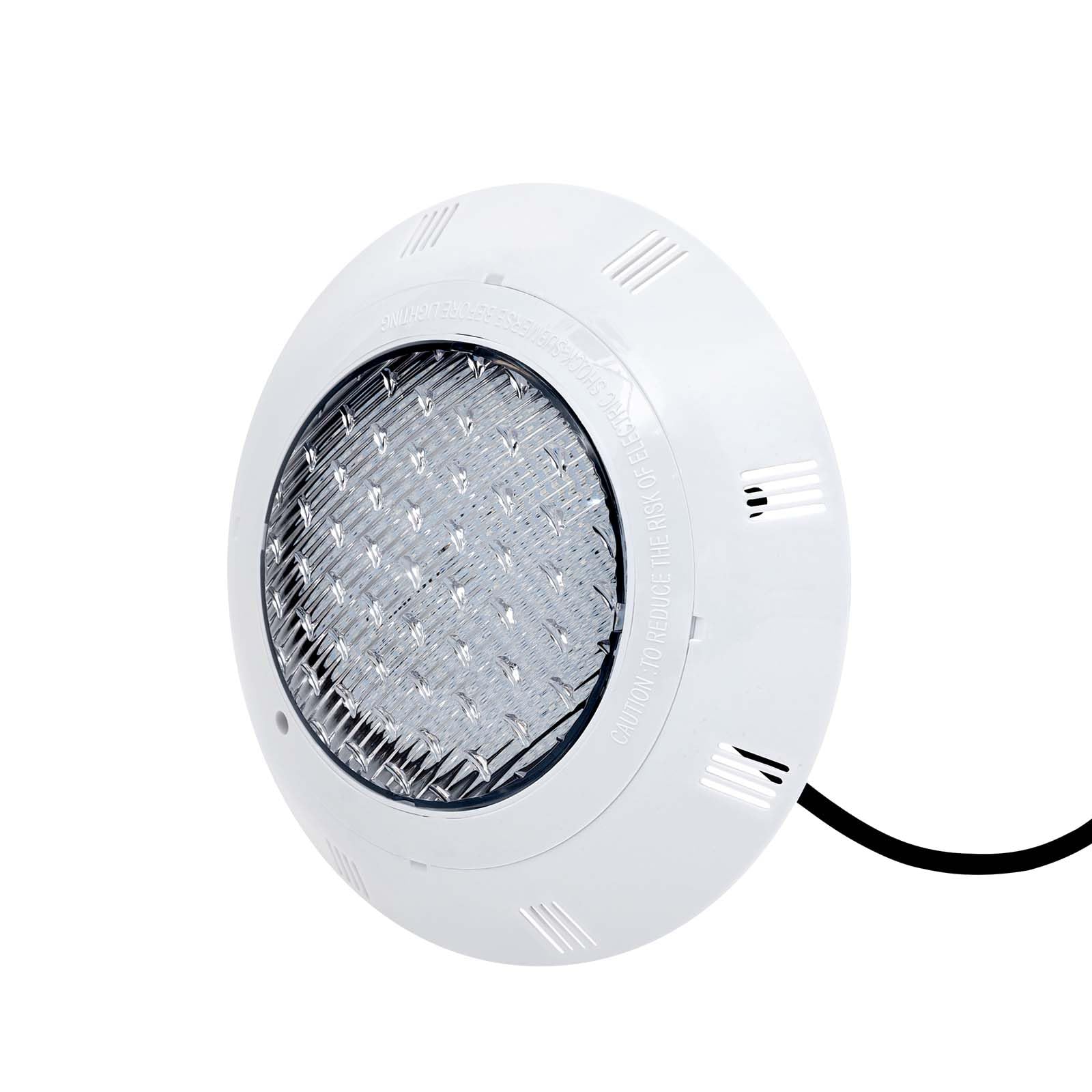45 W LED RGB IP68 - Faro subacqueo per piscina, luce per laghetto, subacquea, impermeabile, con telecomando, luce galleggiante da 12 V AC, montaggio bianco