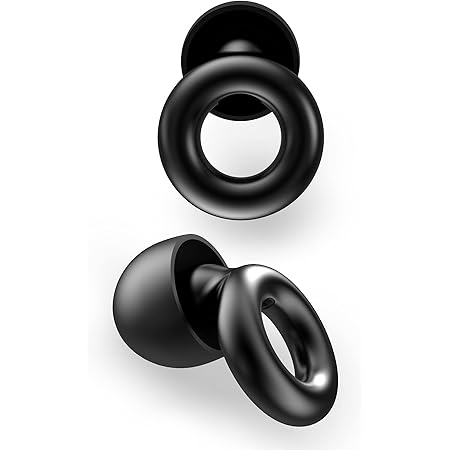 Loop Experience Noise Reduction Ear Plugs – High Fidelity Hearing Protection for Concerts, Motorcycles, Drummers, Work & Noise Sensitivity – 8 Ear Tips in XS, S, M, L – 18dB Noise Cancelling - Black