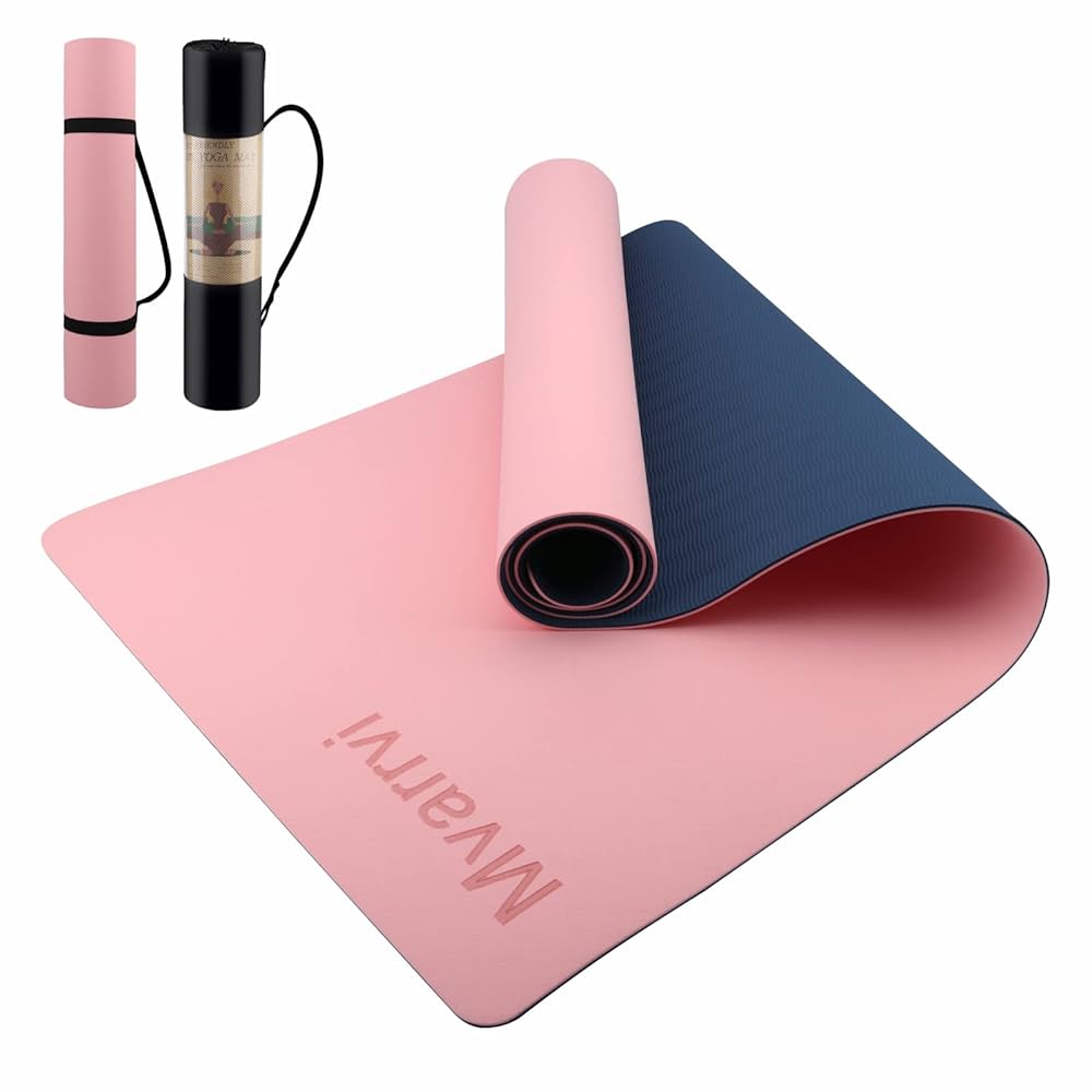 まりむら Amazon | Mvarrvi アップグレード TPEヨガマット トレーニング